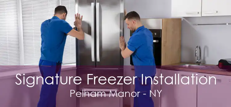 Signature Freezer Installation Pelham Manor - NY
